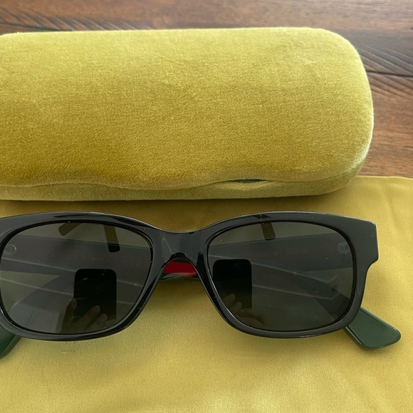 Gucci sunglasses frames GG0343O prescription glasses. Lenses have prescription. main image 7